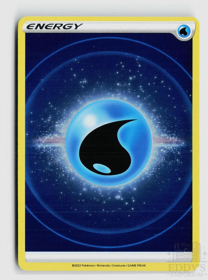 Water Energy (2022 Unnumbered) SWSH09: Brilliant Stars Pokemon Reverse Holo NM