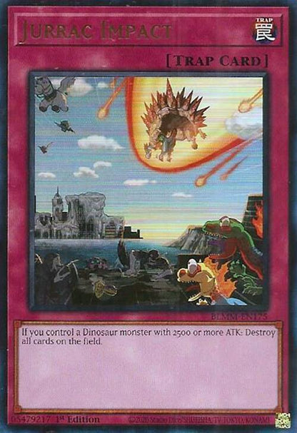 Jurrac Impact BLMM-EN175 Battles of Legend: Monster Mayhem Yu-Gi-Oh 1st Edition NM