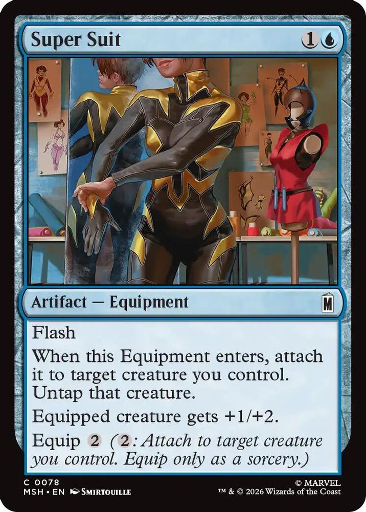 Super Suit 78 Marvel Super Heroes Magic: The Gathering Foil