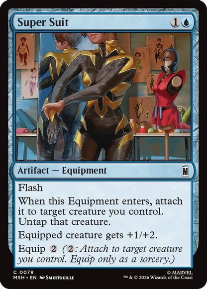 Super Suit 78 Marvel Super Heroes Magic: The Gathering Foil
