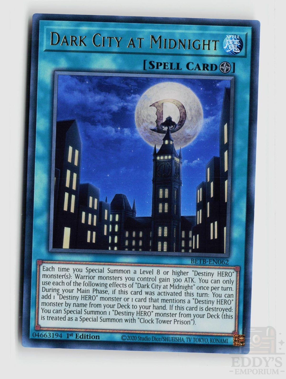 Dark City at Midnight BETB-EN062 Beyond the Brave Yu-Gi-Oh 1st Edition NM