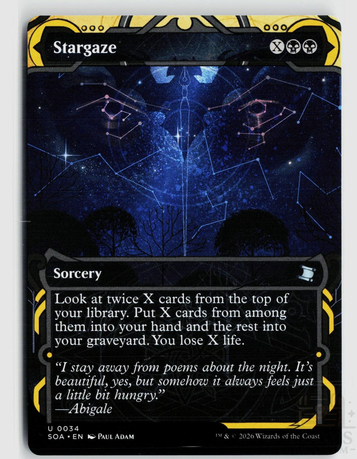 Stargaze 34 Secrets of Strixhaven: Mystical Archive Magic: The Gathering