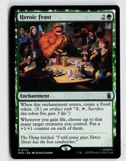 Heroic Feast 172 Marvel Super Heroes Magic: The Gathering