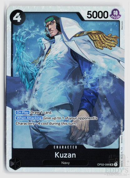 Kuzan (Reprint) OP02-096 Premium Booster -The Best- One Piece Foil Super Rare