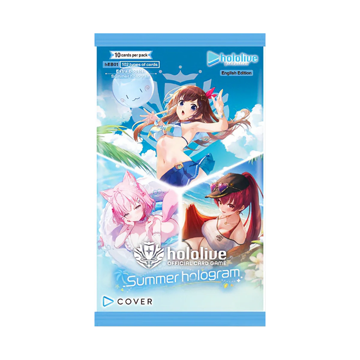 Hololive Official Card Game: Extra Booster - Summer Hologram Booster Pack