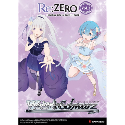 Weiss Schwarz - Re:ZERO - Starting Life in Another World - Vol.3 Booster Box