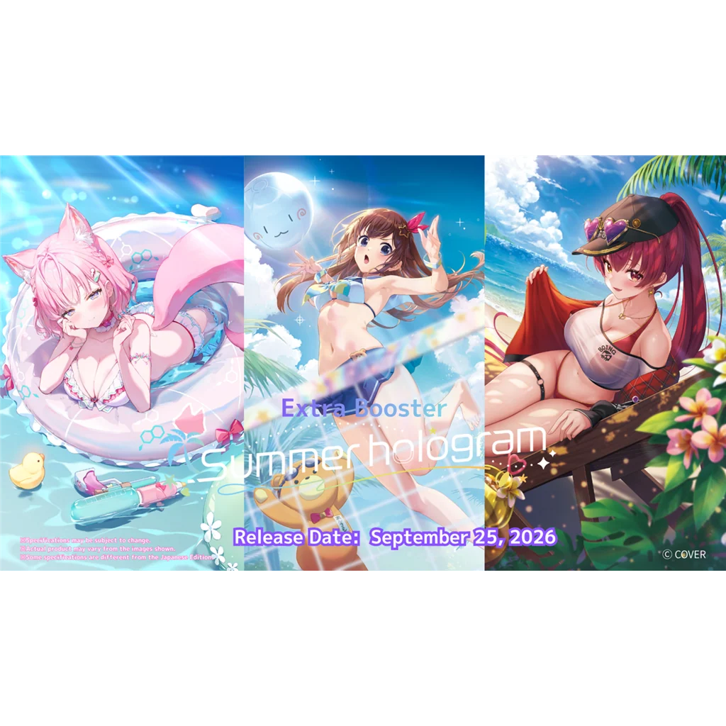 Hololive Official Card Game: Extra Booster - Summer Hologram Booster Pack
