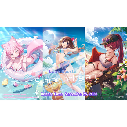 Hololive Official Card Game: Extra Booster - Summer Hologram Booster Pack