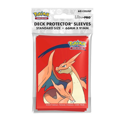 Ultra Pro -Standard Deck Protector Sleeves - Pokemon - Mega Charizard Y 65pk