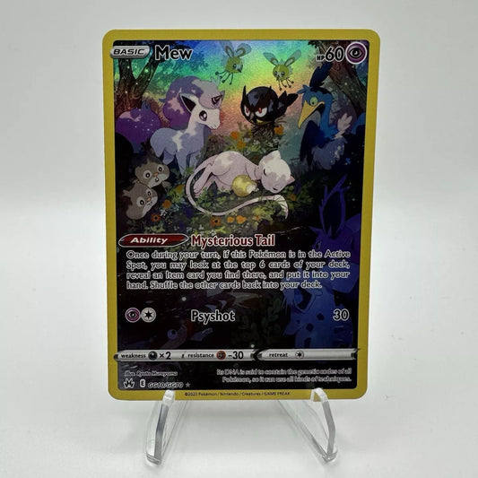 Pokémon TCG Mew GG10/GG70 Crown Zenith Galarian Gallery Holo – Near Mint