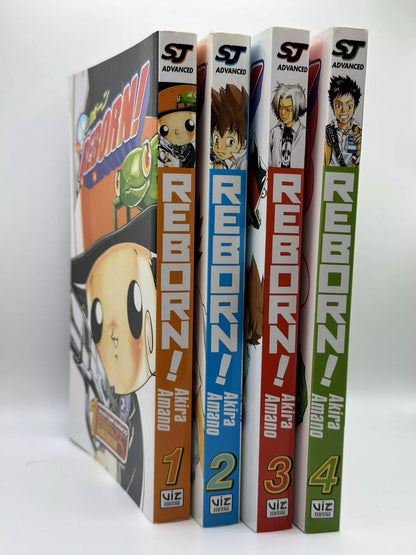 Katekyo Hitman Reborn! Volumes 1-4 English Manga Bundle