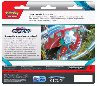 Pokémon TCG Scarlet and Violet: Paradox Rift 3-Pack Blister